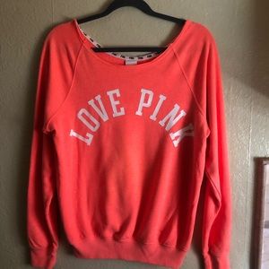 VS PINK Scoop Neck Crew